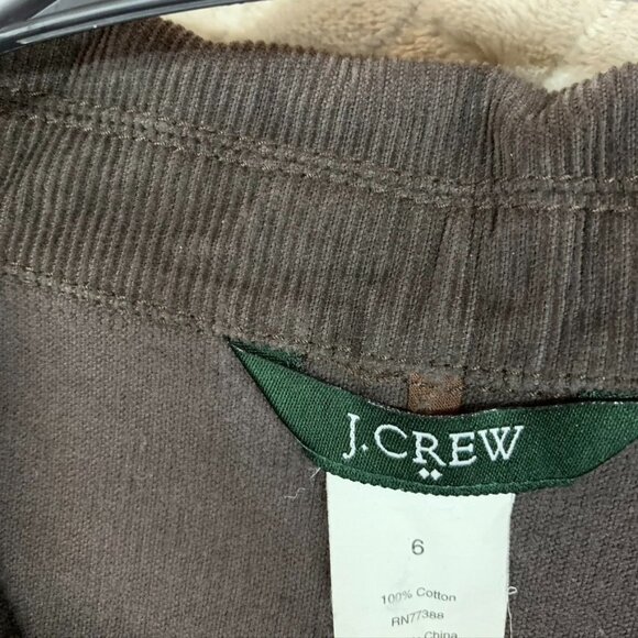 J Crew Womens 6 Corduroy Blazer Jacket Dark Brown Button Front 100% Cotton - Picture 5 of 15